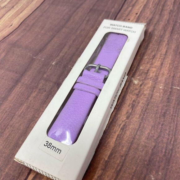 MACY’S PURPLE APPLE WATCH BAND COMPATIBLE WITH 38mm BC02 - Picture 1 of 4